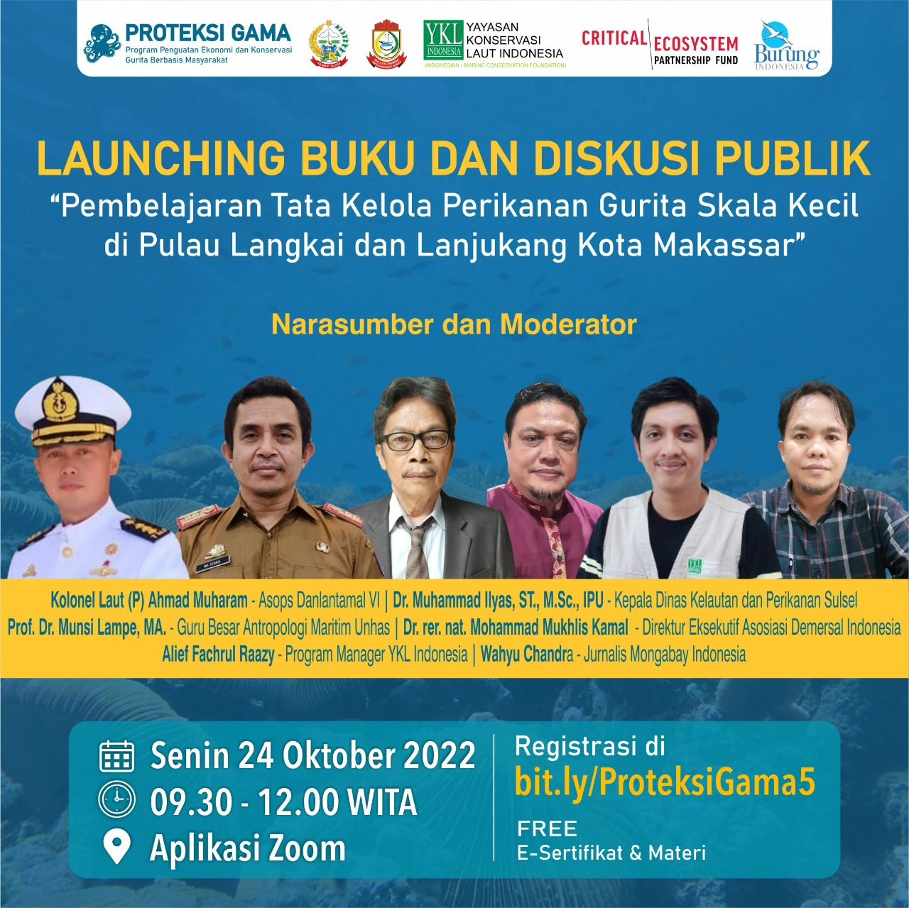 Materi Diskusi Publik “Pembelajaran Tata Kelola Perikanan Gurita Skala Kecil di Pulau Langkai dan Lanjukang Kota Makassar”