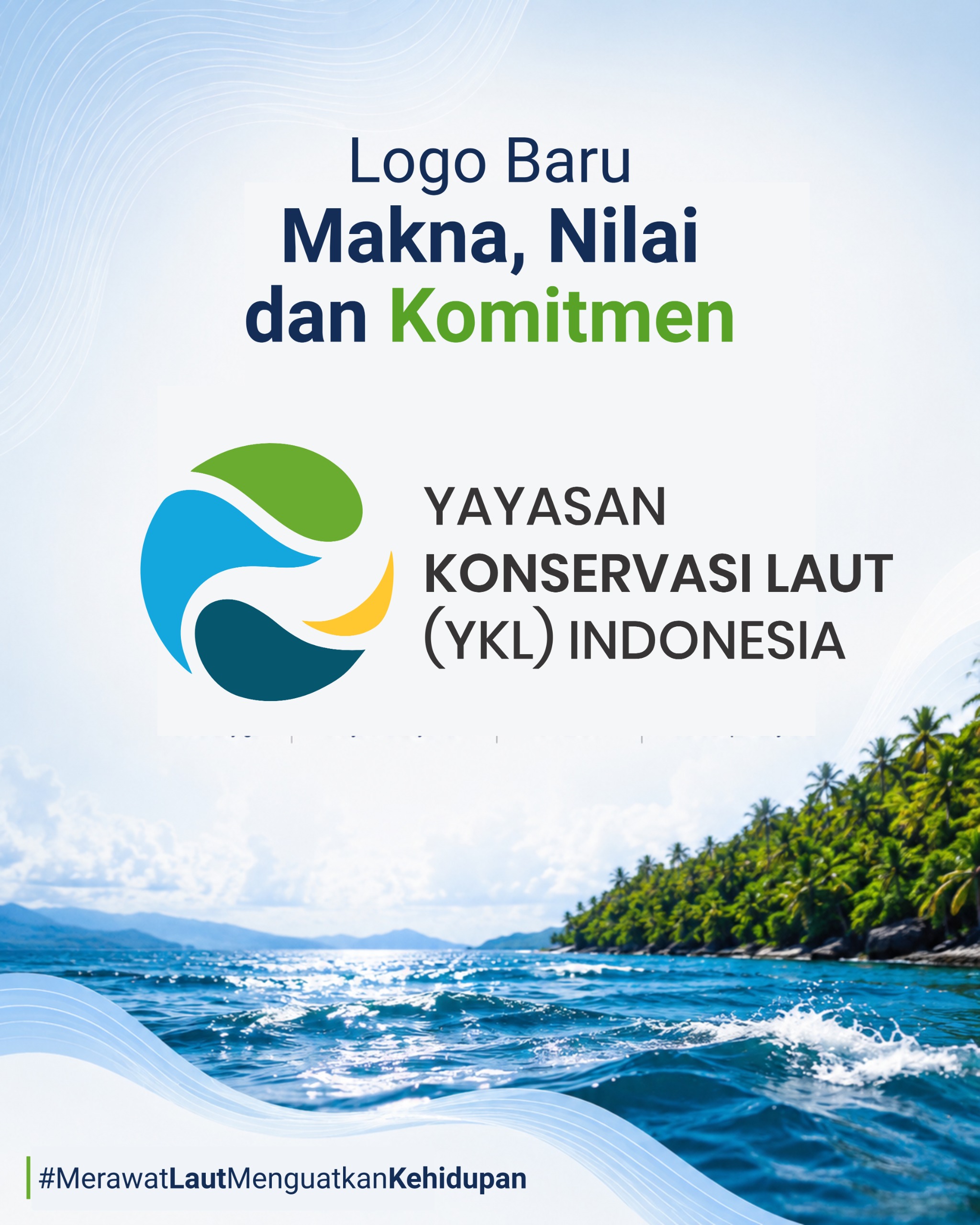 Logo baru Yayasan Konservasi Laut (YKL) Indonesia
